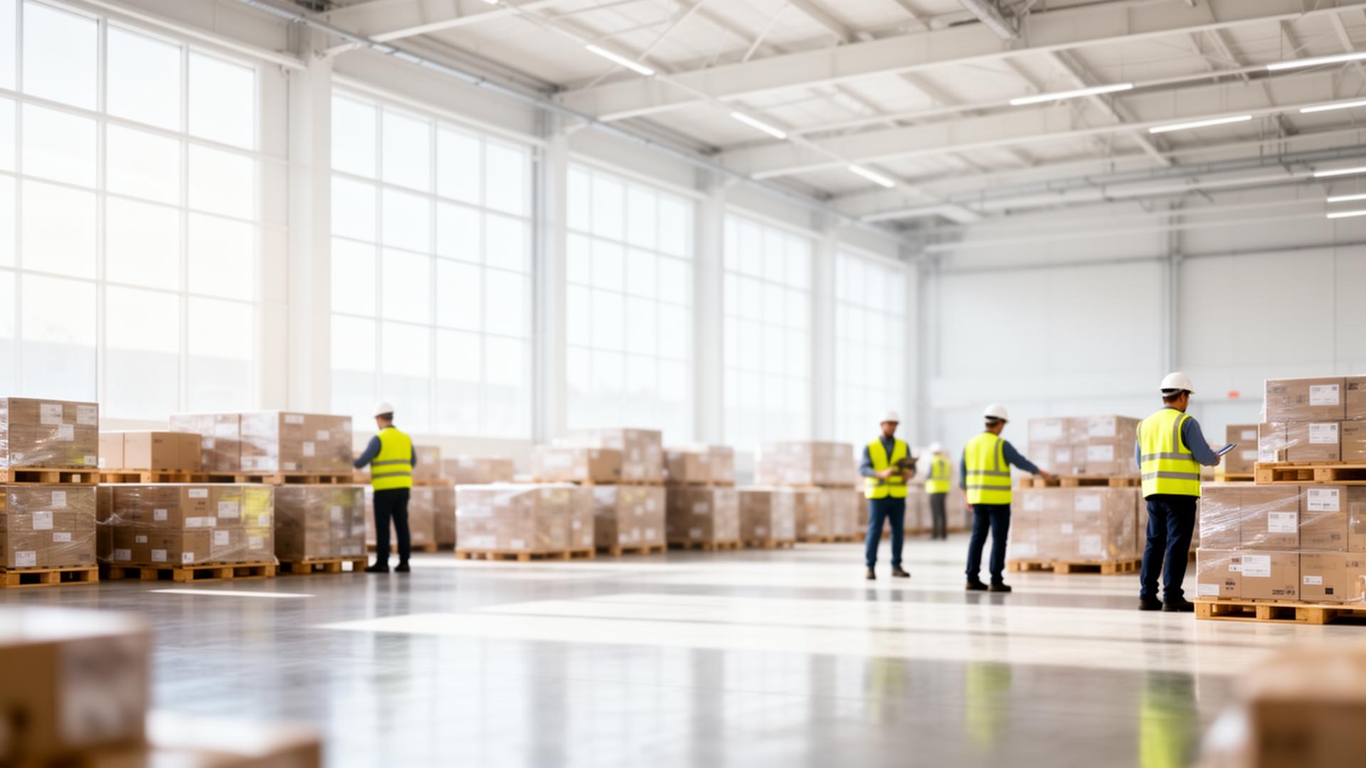Modern logistics warehouse